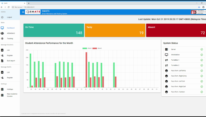 attendance and tracking system