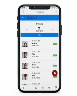 automated contact tracing device